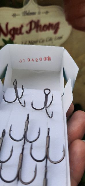 Lưỡi câu bkk 4-6-8 lưỡi câu cá ba tiêu