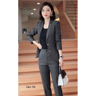 Bộ Vest công sở vải cao cấp 2021