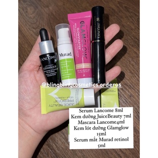 Set 5 món dưỡng da nhiều hãng (Caudalie, Fresh, GlamGlow, Korres…)