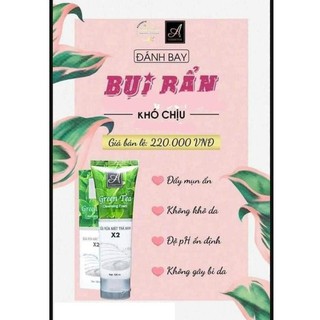Sữa rửa mặt Trà xanh X2