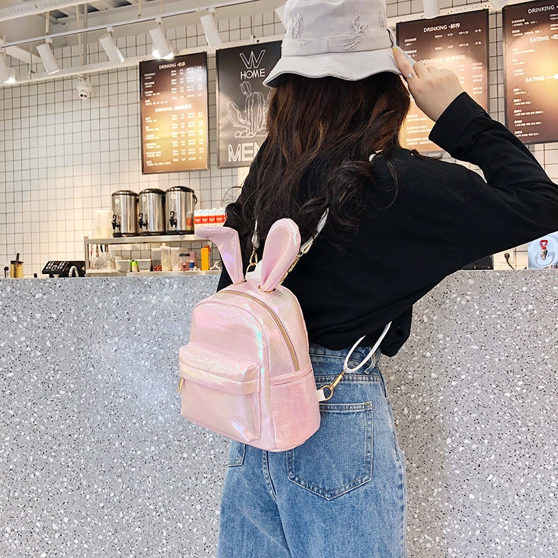 Ba Lô Siêu Hot Năm 2023 Tai Thỏ Dễ Phối Đồ Phong Cách Hàn Quốc Dễ Phối Đồ Dành Cho Nữ Sinh