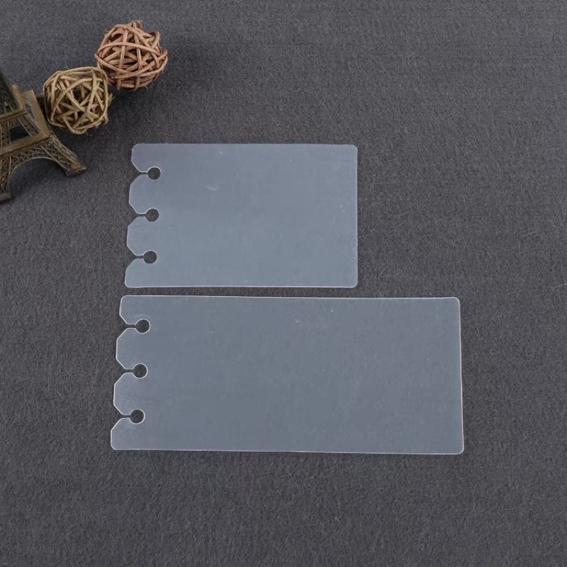 Thanh chiết washi tape nhựa PP trong đục có thể gắn vào sổ còng binder