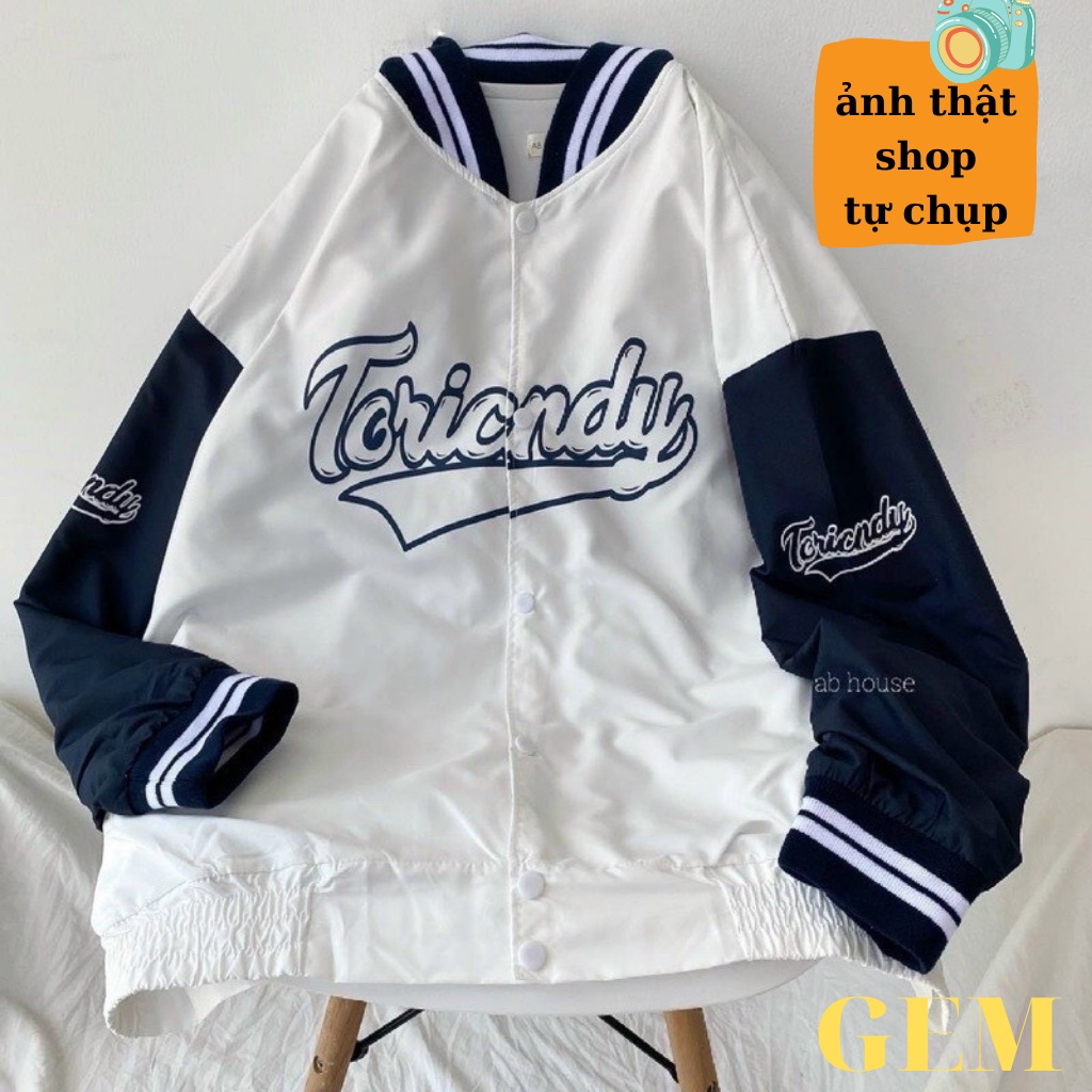 Áo Khoác Dù 2 Lớp Toricndy Fomr Rộng Unisex Phong Cách Hàn Quốc Gem94