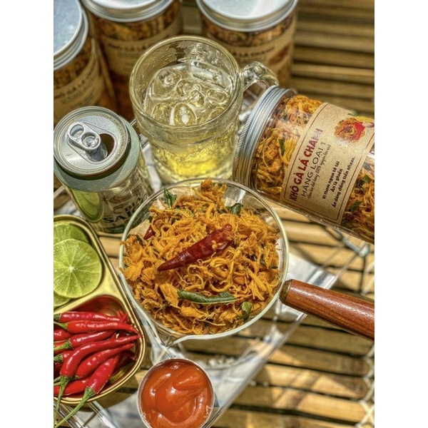 KHÔ GÀ LÁ CHANH LOẠI NGON 500gr