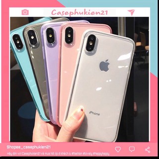 Ốp iphone - Ốp lưng trong suốt siêu dày viền mờ 6s/6plus/6splus/7/8/7plus/8plus/x/xs/xsmax/11/11promax- Casephukien21