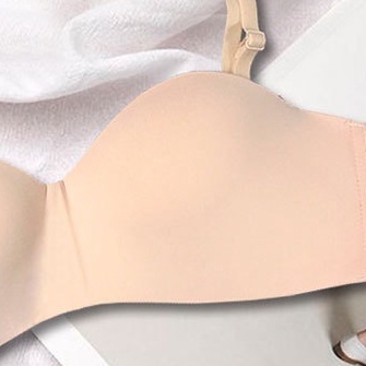 Áo lót nữ đúc su cúp quả ngang không gọng nâng ngực tạo khe KIMCHIBIKI bra đệm dày cho ngực nhỏ sexy AL025