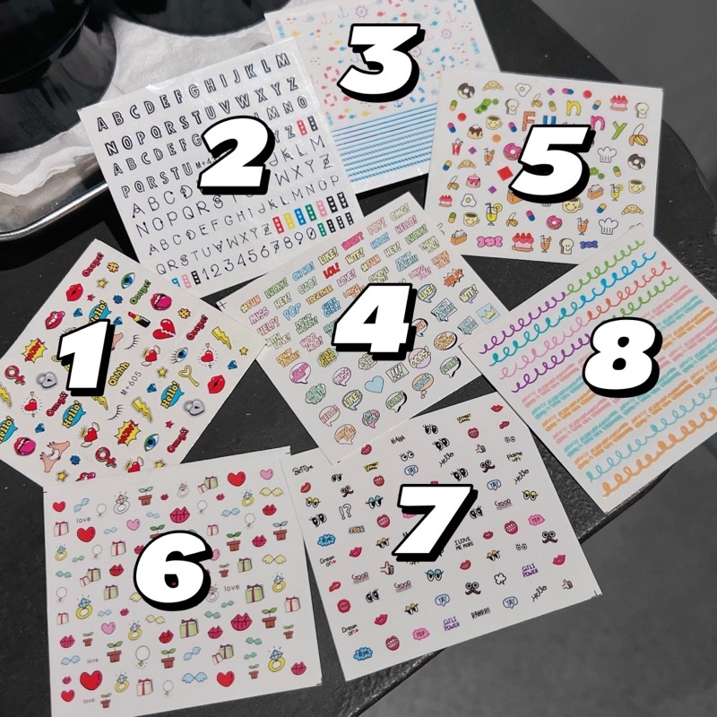 Hình Dán Móng Dễ Thương - DAN1003