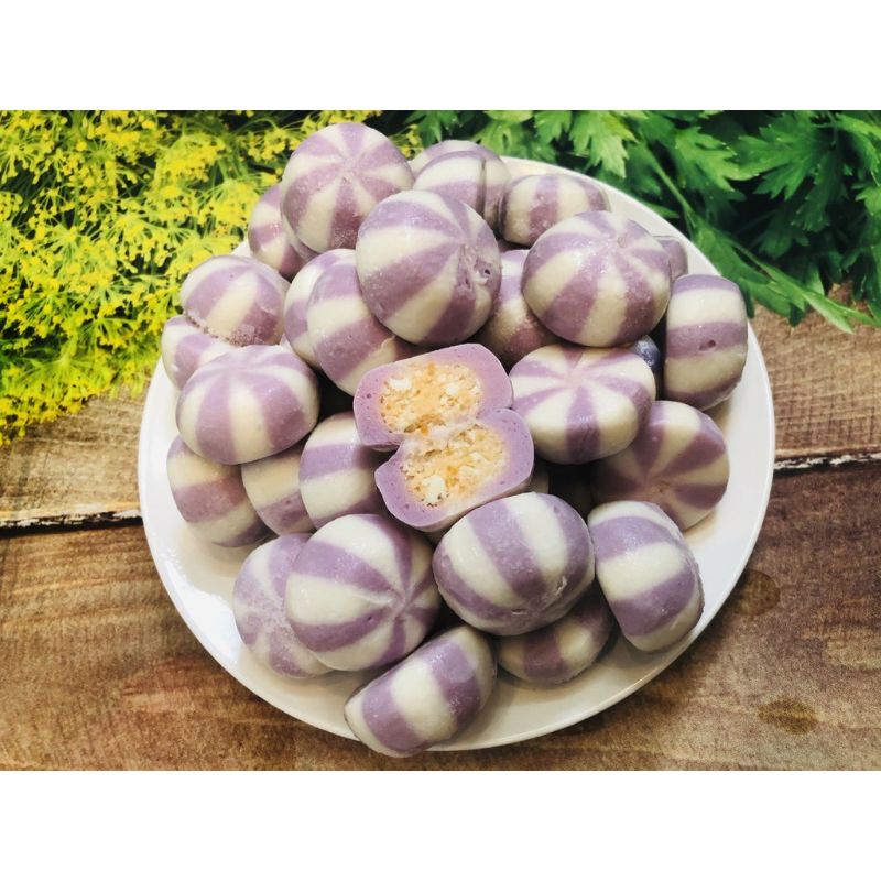Viên thả lẩu răng mực / bánh bao tím răng mực 500g Kitkool Lacusina