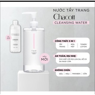 Nước tẩy trang Chacott 500ml