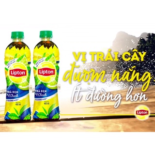 THÙNG 24 CHAI 455ML TRÀ ĐEN LIPTON VỊ CHANH.