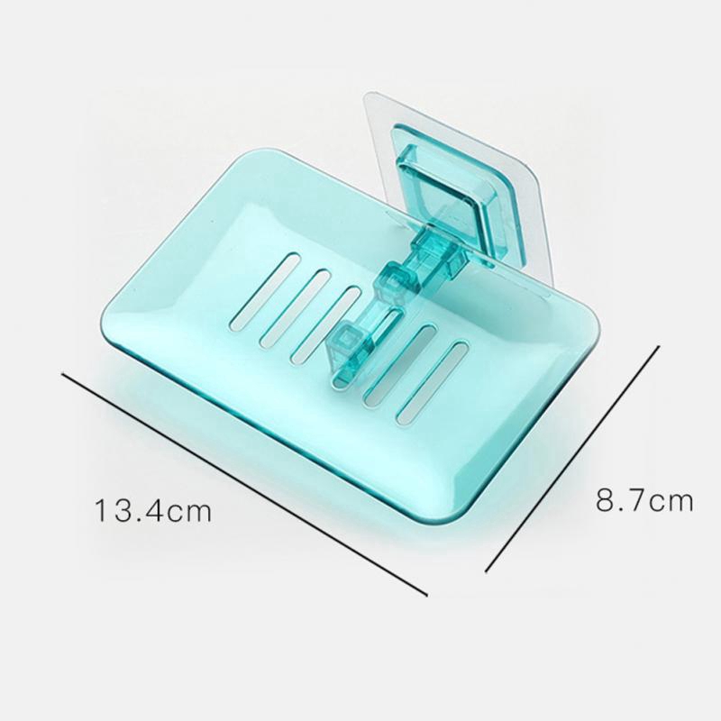 Bathroom Shower Soap Box Dish Storage Plate Tray Holder Case Soap Holder Bathroom Tray Accessories Box Shelf Wall Dishes