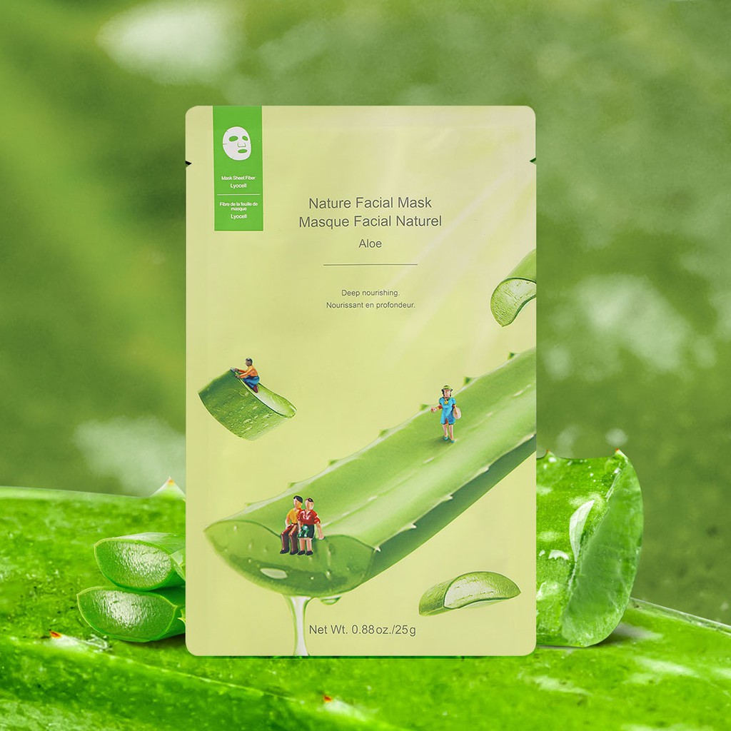 [Mã MINI11FFF giảm 5% đơn 150K] Mặt nạ Miniso Nature Facial 25g/miếng - Hàng chính hãng | BigBuy360 - bigbuy360.vn