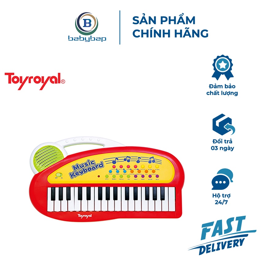 Đàn Organ Mini Có Tay Cầm Toyroyal Có Chức Năng Ghi Âm