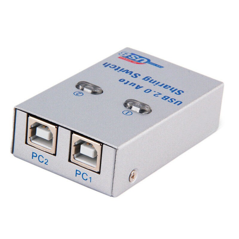 FJGEAR USB Auto Sharing Switch 2 Port USB2.0 Switcher HUB Selector Adapter for Printer Computer Scanner Keyboard | BigBuy360 - bigbuy360.vn