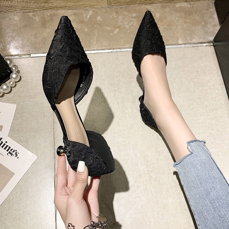 Giày cao gót 3cm mũi nhọn thời trang dành cho nữ