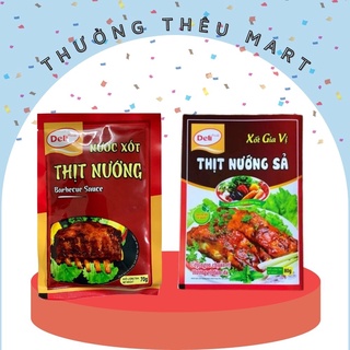 Sốt ướp thịt nướng / thịt nướng xả gói 70G