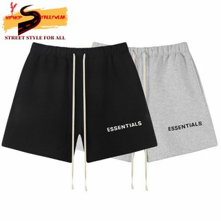 Quần short nam essential phong cách HIPHOP STREETWEAR Unisex | Quần đùi nam chất nỉ da cá mặc nhà, đi chơi,tập thể thao