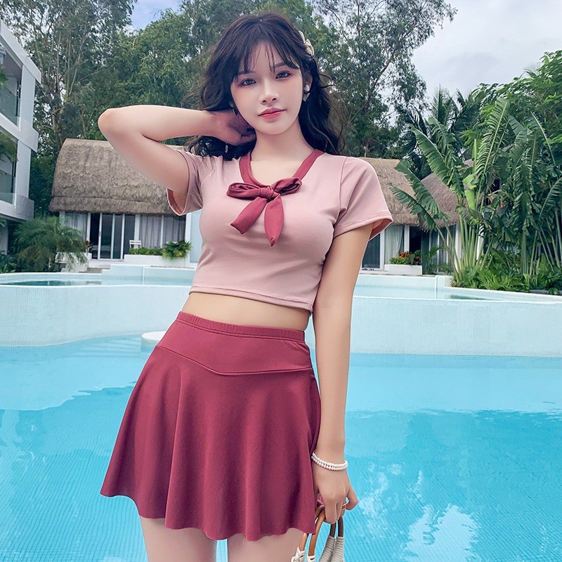 [Có sẵn] Set Bikini Đồ Bơi Váy Áo Bơi Kín Đáo Học Bơi Đi Biển ~ ORRIN Closet | BigBuy360 - bigbuy360.vn