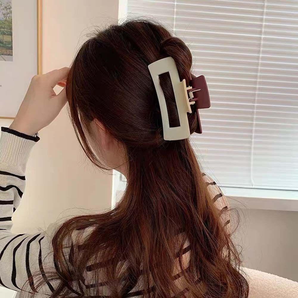 EXPEN Kẹp Tóc Dạng Móng Vuốt Phong Cách Hàn Quốc Đơn Giản Cho Nữ