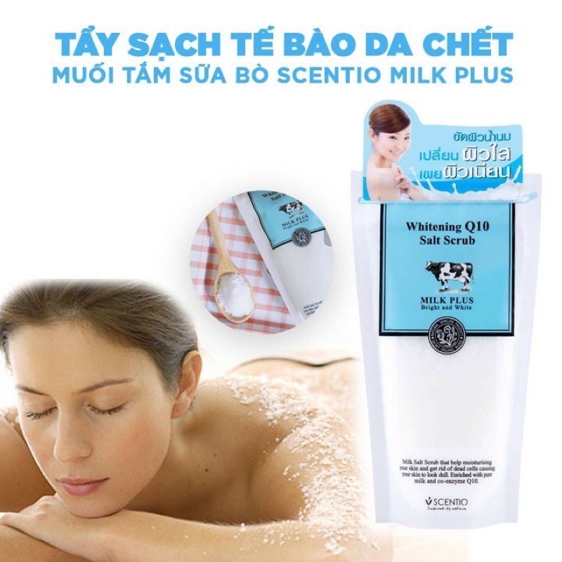 Muối tắm trắng sữa bò Q10 ~ A Bonne 300g Chính hãng