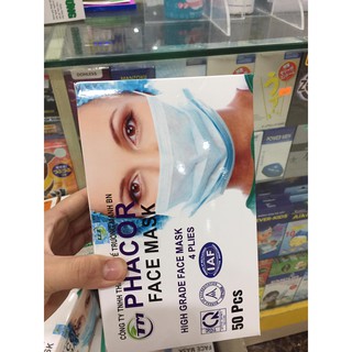 Khẩu trang y tế 4 lớp PHACOR Face mask( 50 cái/hộp)