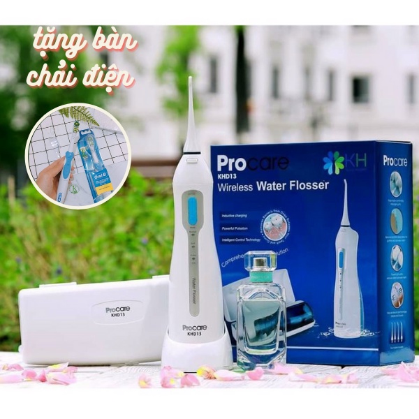 Máy tăm nước Procare KHD13 A6 Prosencor - Tặng bàn chải điện Oral B