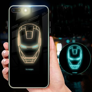 ốp ironman dạ quang ban đêm cho iphone