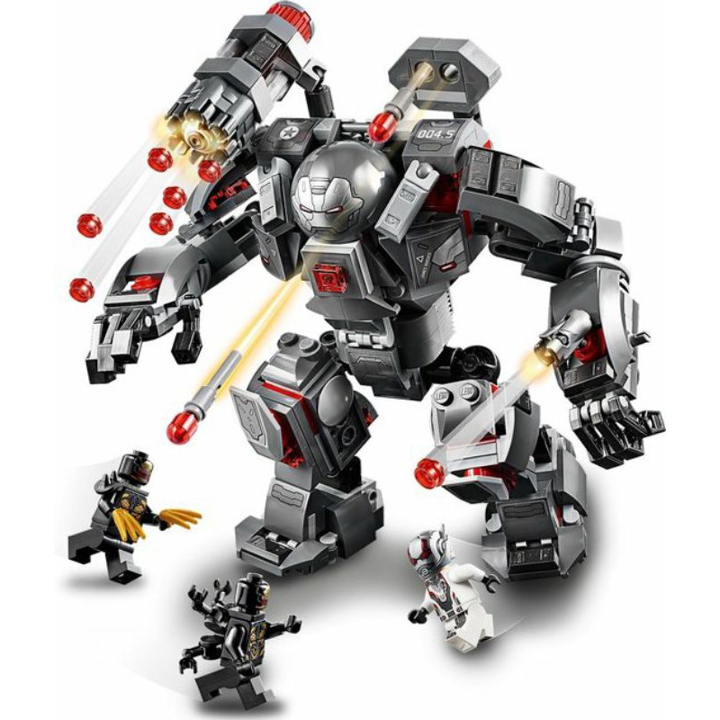 Đồ chơi Lego Avengers Marvel Super Heroes lắp ráp War Machine Hulk Buster Figure, Ant-Man, Iron-Man Minifigure 70100