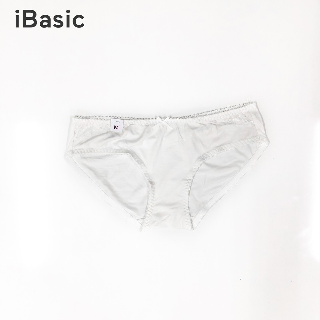 [Mã FASHIONMALLT4 giảm 15% đơn 150k] Quần lót nữ bikini phối ren iBasic PANW023