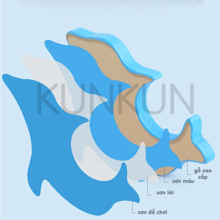 Đồ chơi xếp hình TETRIS TANGRAM phương tiện giao thông và động vật phát triển thông minh cho bé