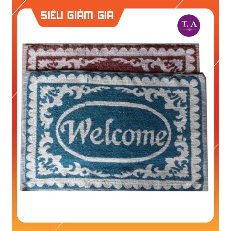 Thảm khăn Welcome 2 Mặt Siêu Thấm Nước Dễ Vệ Sinh....