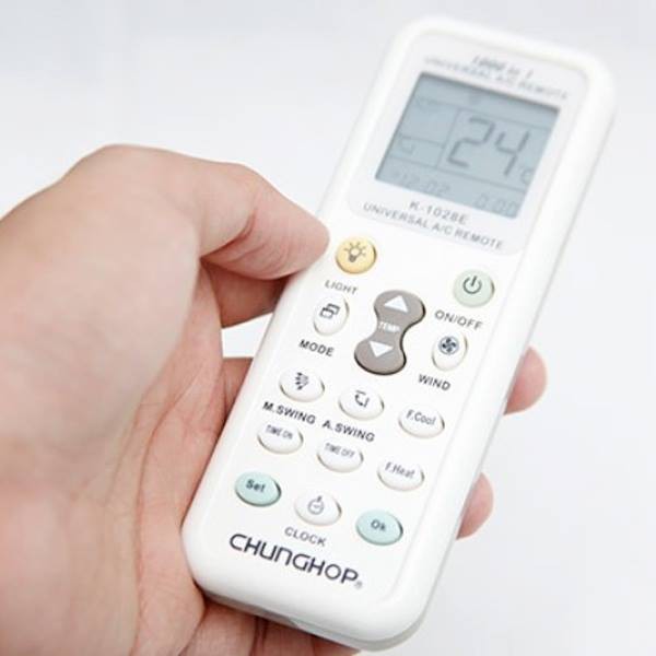 Remote dành cho máy lạnh, điều khiển đa năng Chunghop K-1028E