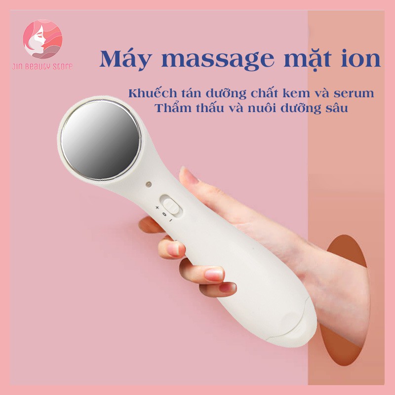 Máy di tinh chất ion - kết hợp massage da mặt