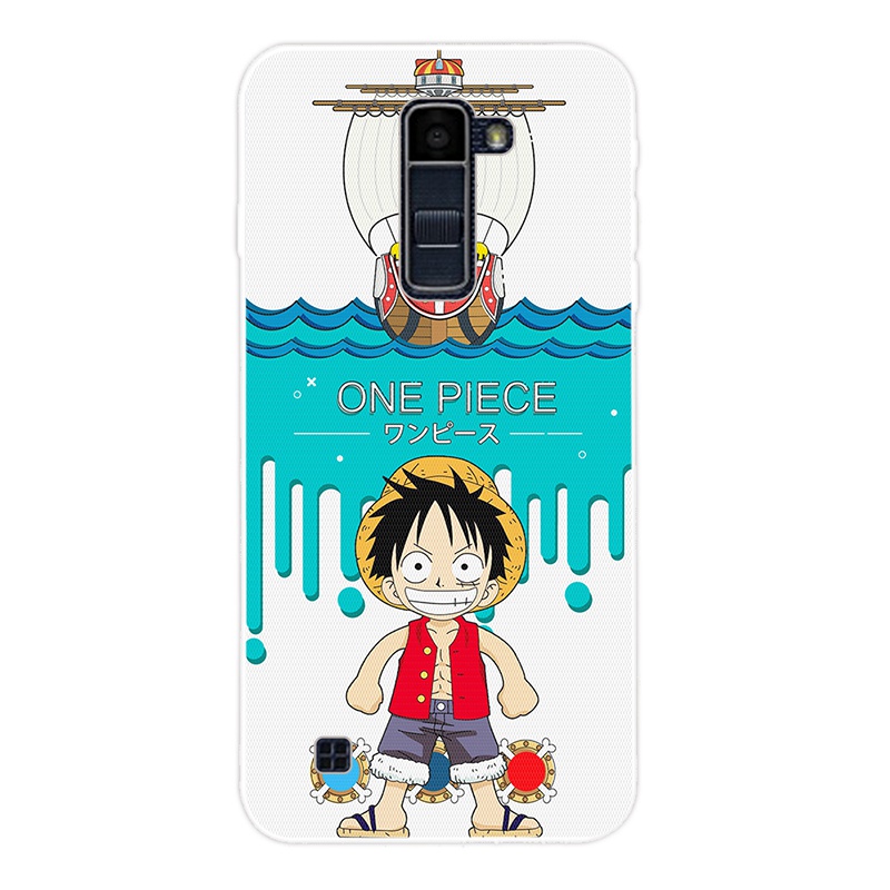 Ốp Lưng Silicone Mềm In Hình Nhân Vật Luffy Cho Lg K8 K10 2016 2017 X Power Q6 Q8 V20 Stylus 2 Plus 3 V30