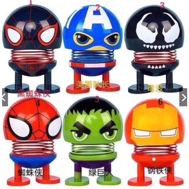 Emoji nhún - Siêu nhân Avengers - Có sẵn - Hàng đẹp tại xưởng