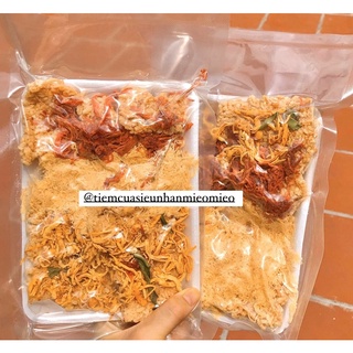 Cơm cháy mix 3vị siêu chà bông và khô gà+ khô bò (220g)