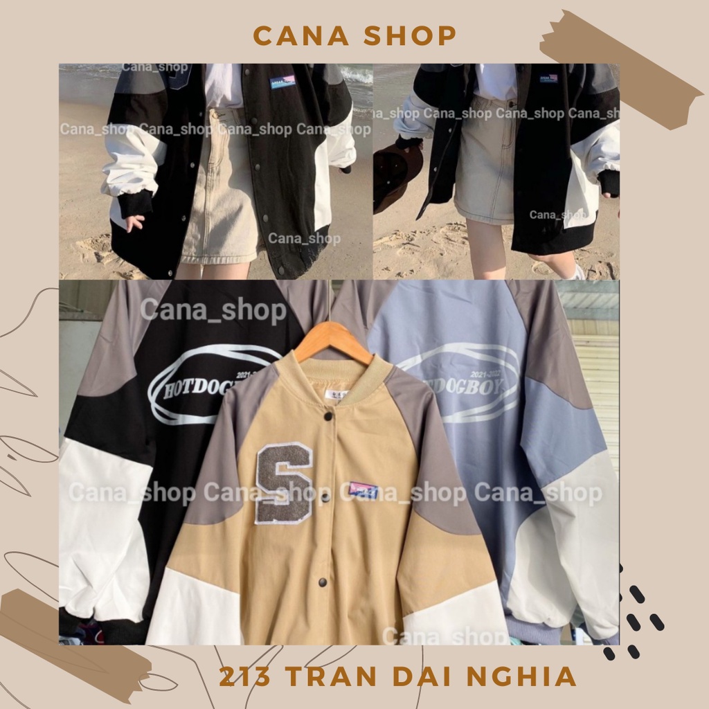 Áo Bomber Dù 2 Lớp Bóng Chày In S Cấ Tính Unisex | CANA SHOP