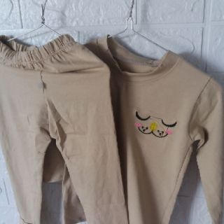 bộ cotton 4 chiều bé gái