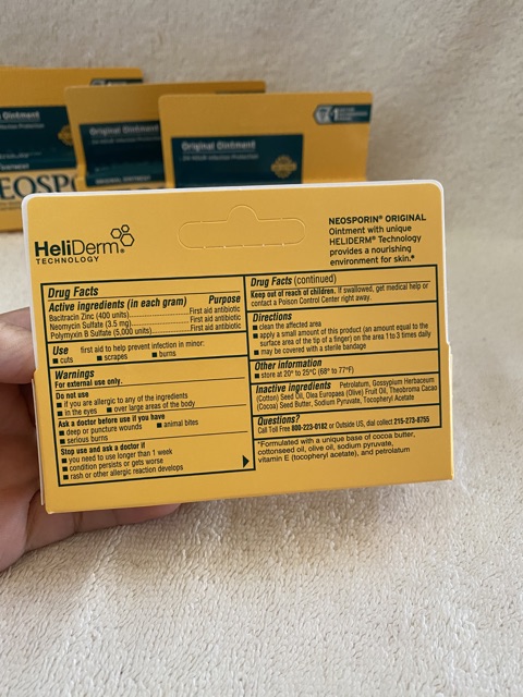 [HÀNG MỸ AIR BILL] Kem mỡ Neosporin 14,2gr.