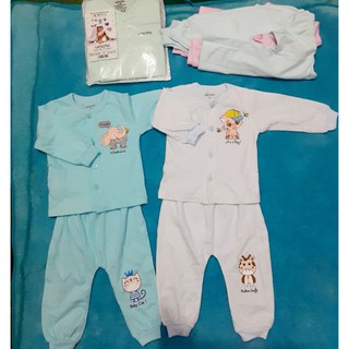 Set 5 bộ dài tay cho bé 4 đến 6kg