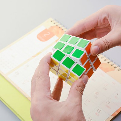 Ba khối lập phương Rubik mịn học sinh Trò chơi dành cho người mới bắt đầu thực hành trẻ em câu đố đồ chơi sáng tạo