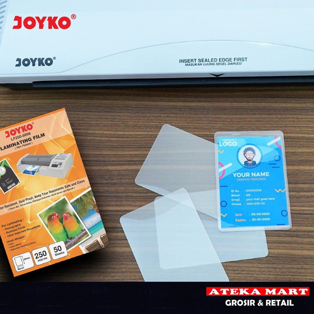 Phim Dán Joyko Laminating Lf250-6898 Ktp Bằng Nhựa