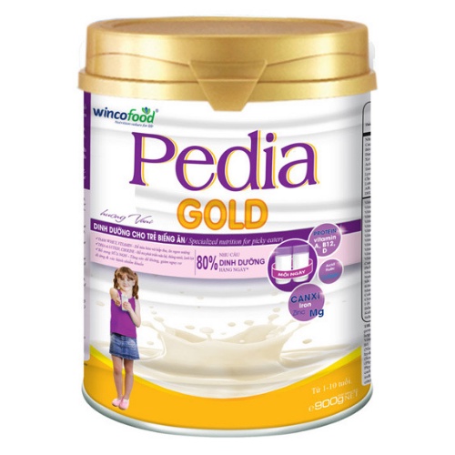 Sữa bột Wincofood Pedia Gold lon 850g chăm sóc trẻ biếng ăn hỗ trợ phát triển toàn diện
