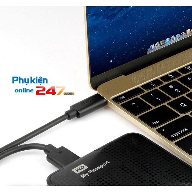 Cáp chuyển đổi USB type C cho ổ cứng di động