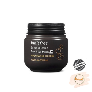 Mặt Nạ Đất Sét Innisfree Super Volcanic Pore Clay Mask 2X (phiên bản mới nhất)