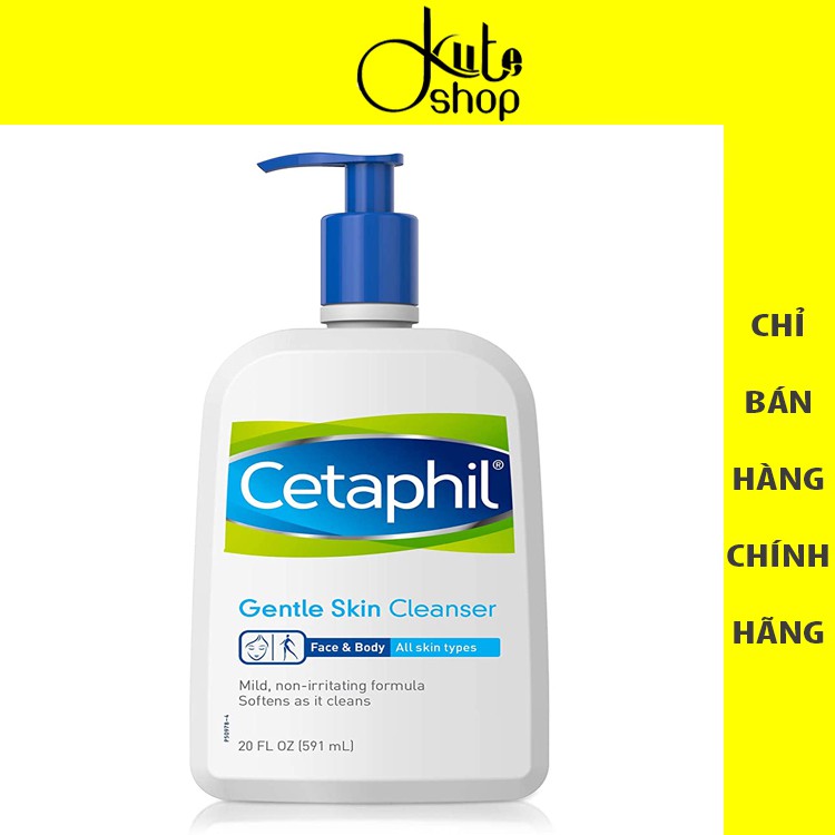 (Tách set 591ml) Sữa rửa mặt RM Cetaphil Gentle Skin