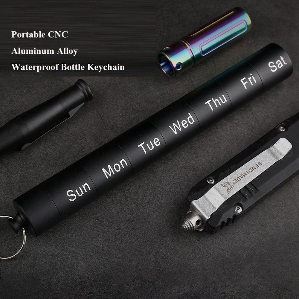 MUVAKO Bình Đựng Nước Mini Bằng Hợp Kim Nhôm Chống Thấm Nước Tiện Dụng Mang Theo Cắm Trại