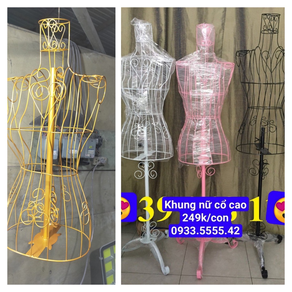 Manocanh nam-nữ khung sắt loại sịn [FREE SHIP-RẺ] treo quần áo thời trang nam