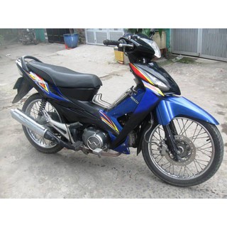 Bộ tem wave RSX 100 màu xanh ( hình chụp trực tiếp )
