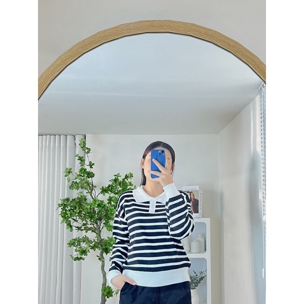 (HÌNH THẬT - HÀNG SẴN) Áo dệt kim tay dài , áo dệt kim oversize dáng rộng phong cách hàn quốc - nhiều màu lựa chọn